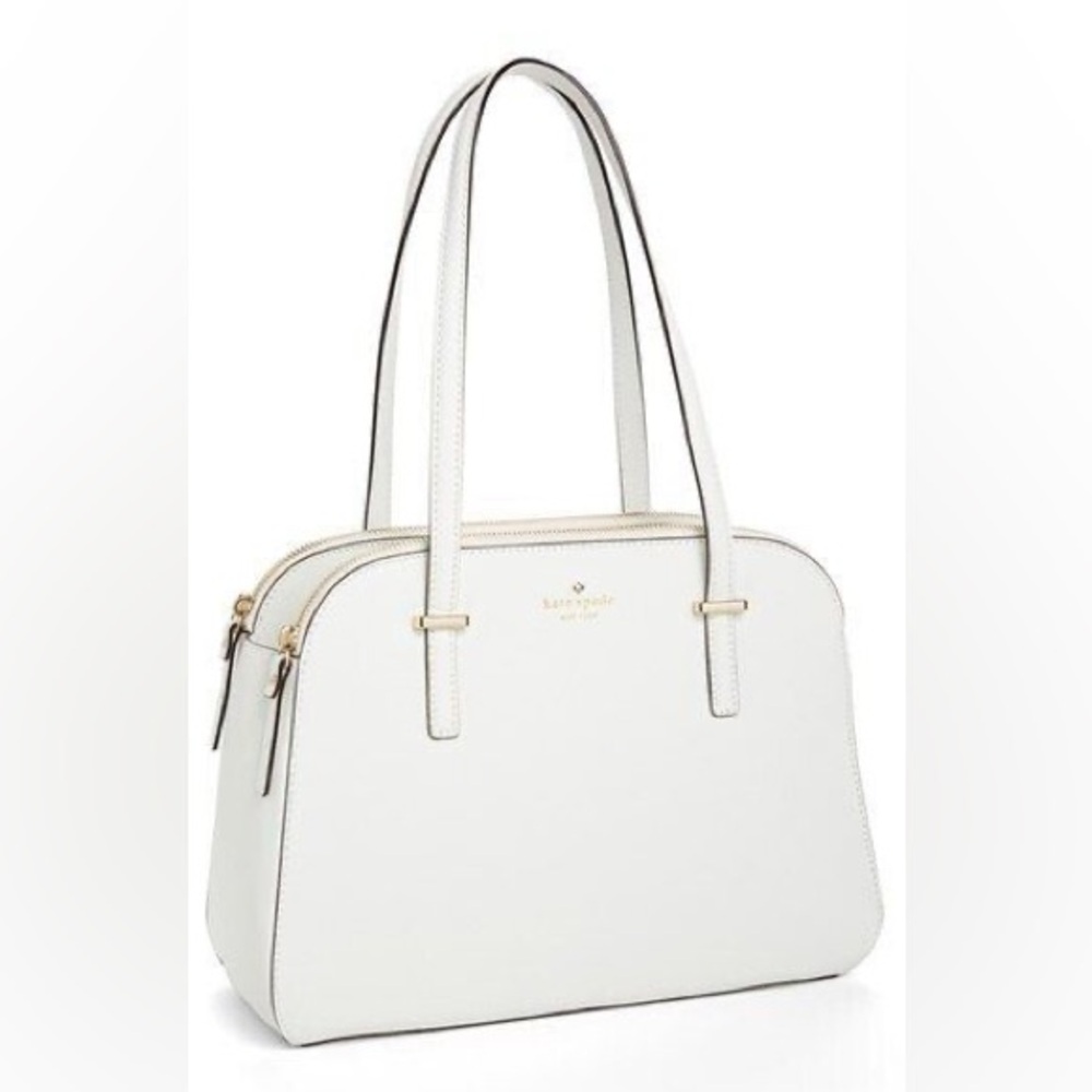 Kate Spade New York White Cedar Street Medium Tote Handbag Purse